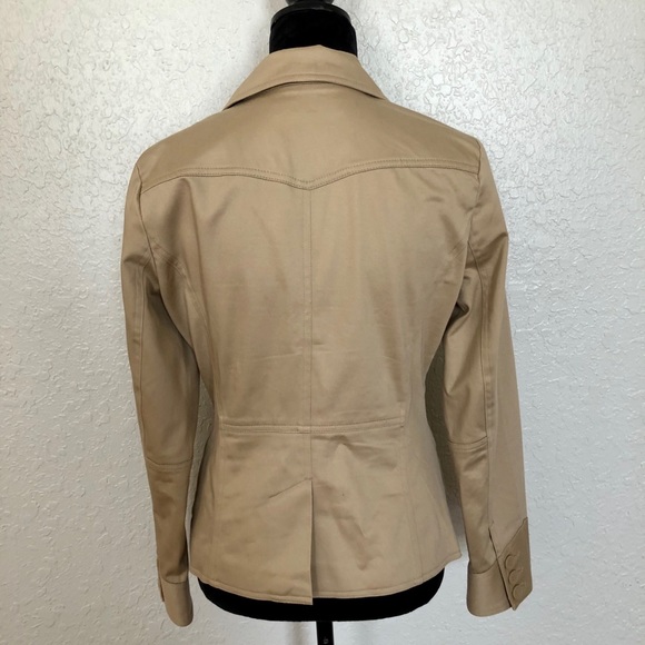 New York & Company Khaki Blazer - Size 4 - Picture 3 of 4